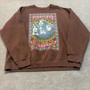 Pink Floyd Wembley Empire Pool 1974 Graphic Crewneck Sweatshirt (Size XL) 1920